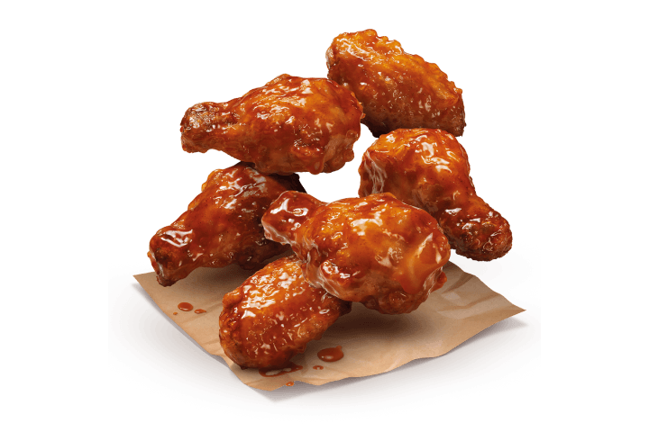 Korean Style Chicken Wings 6 pcs